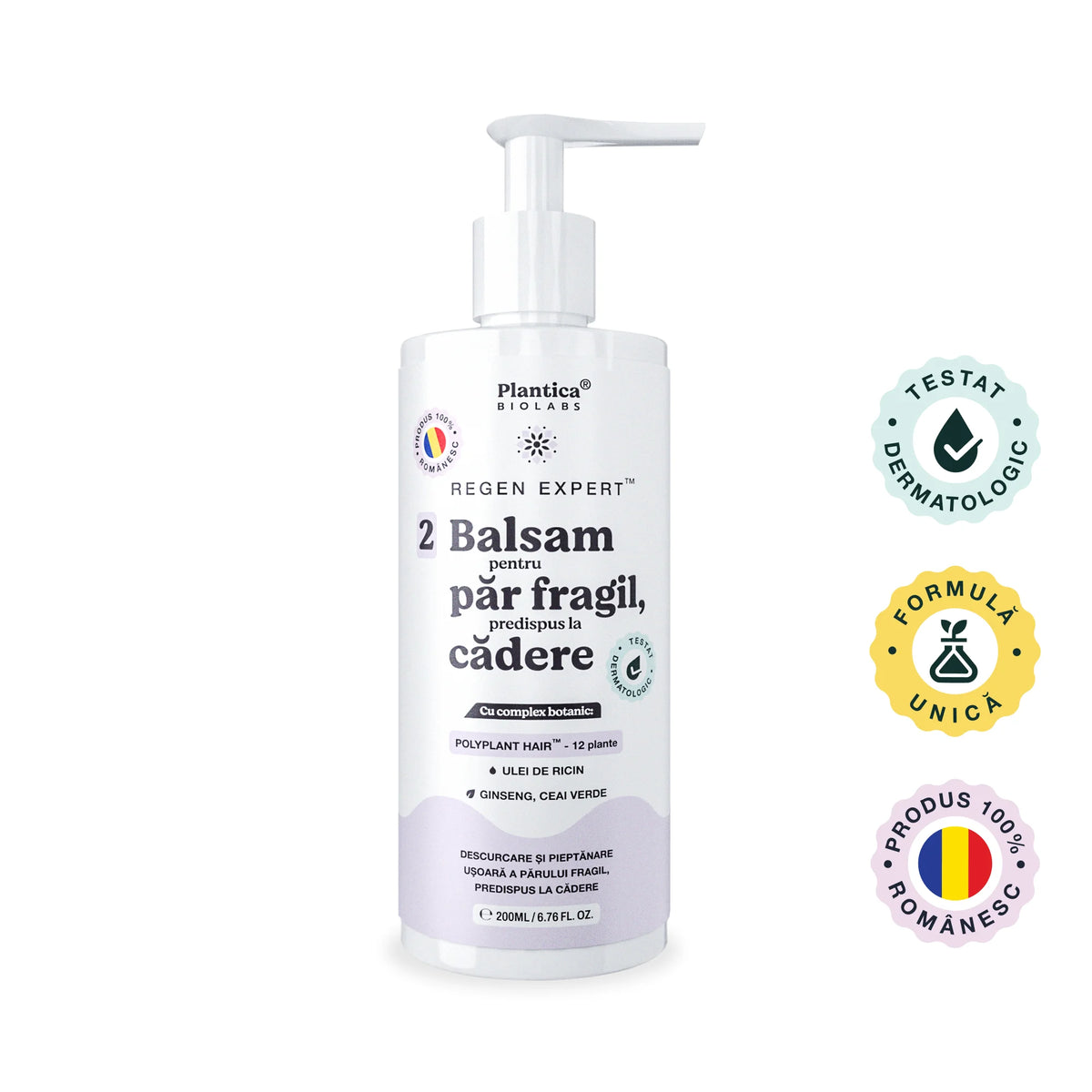 Balsam pentru păr fragil, predispus la cădere, 200ml