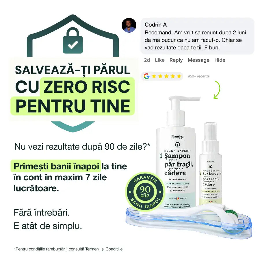 Set Regen Expert Bărbați - Reduce Căderea, Susține Creșterea