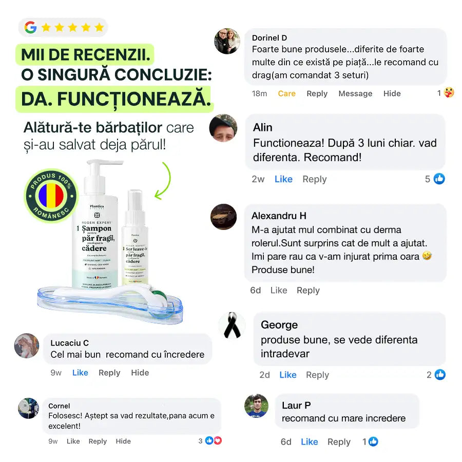 Set Regen Expert Bărbați - Reduce Căderea, Susține Creșterea