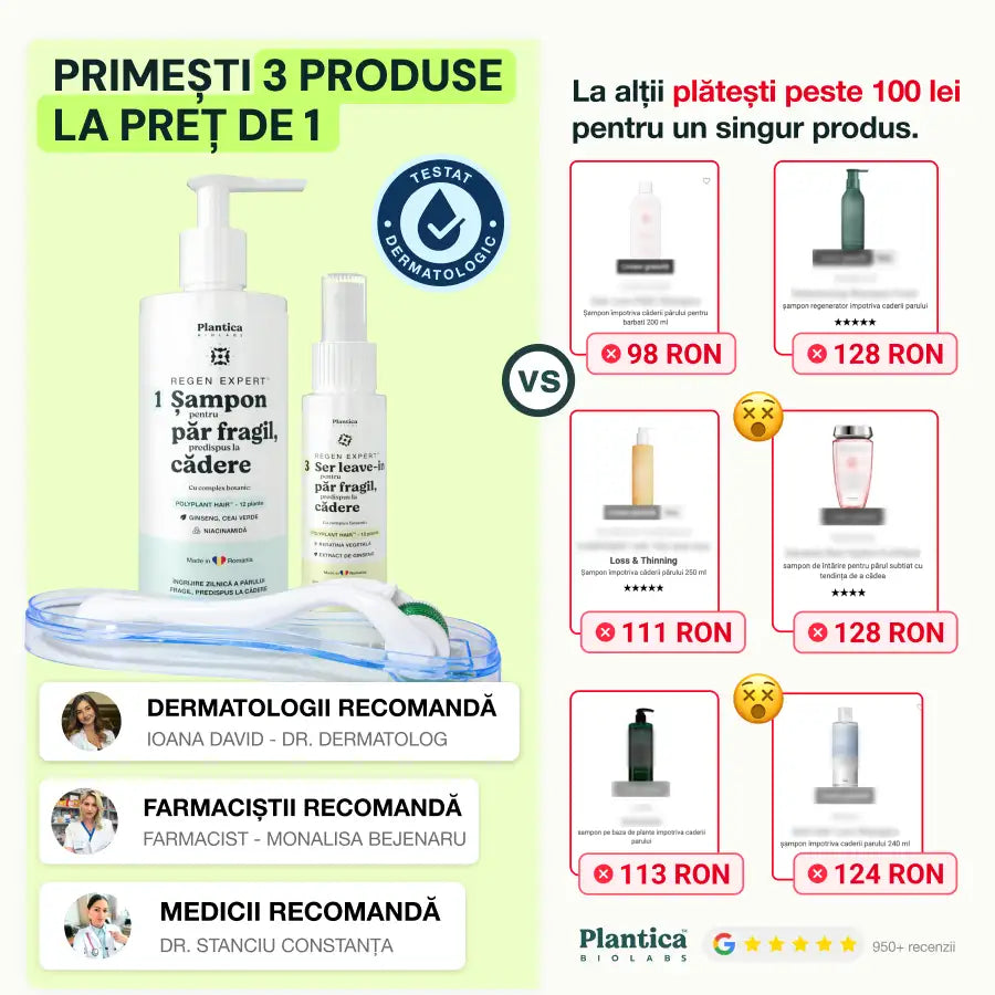 Set Regen Expert Bărbați - Reduce Căderea, Susține Creșterea