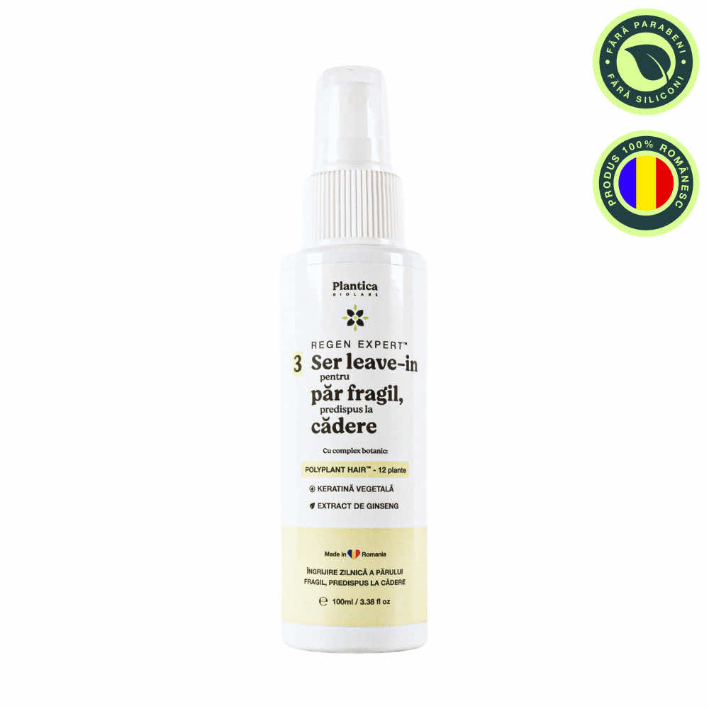 Ser leave-in pentru păr fragil, predispus la cădere, 100 ml
