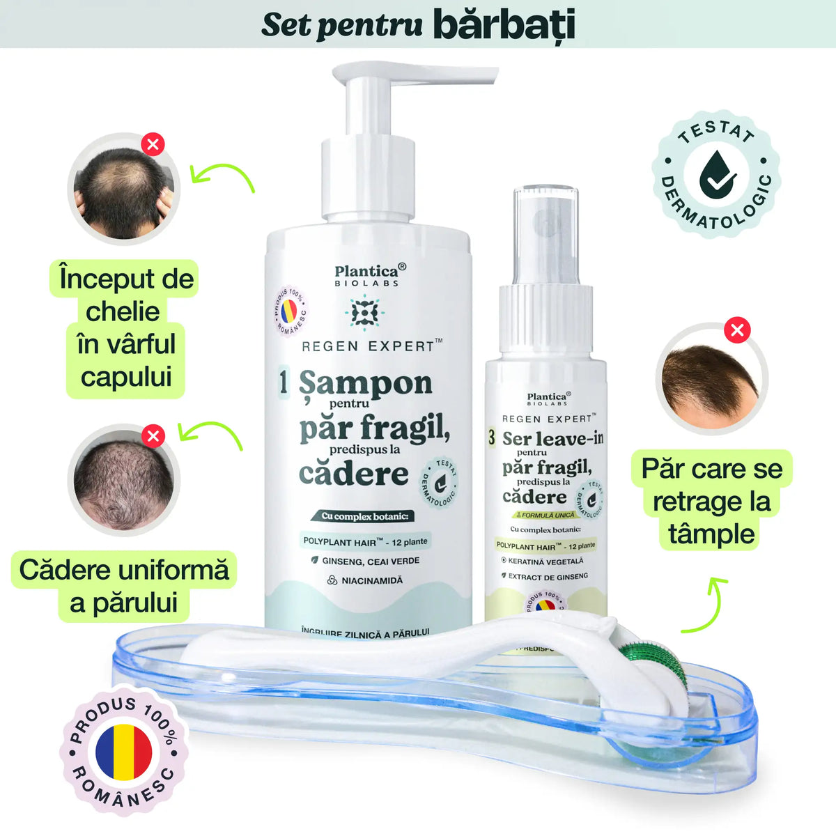 Set Regen Expert Bărbați - Reduce Căderea, Susține Creșterea