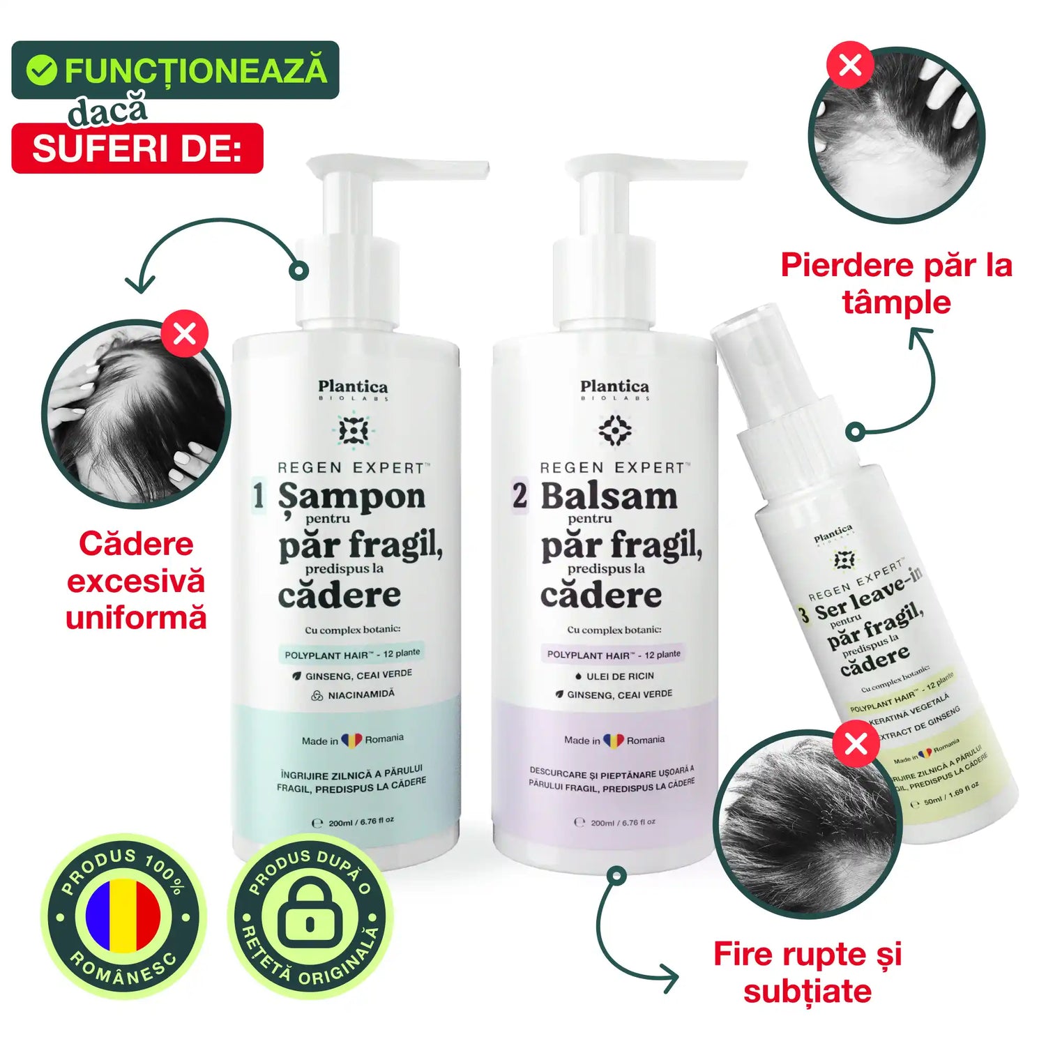 Set Regen Expert - Pentru Păr Fragil, Predispus la Cădere