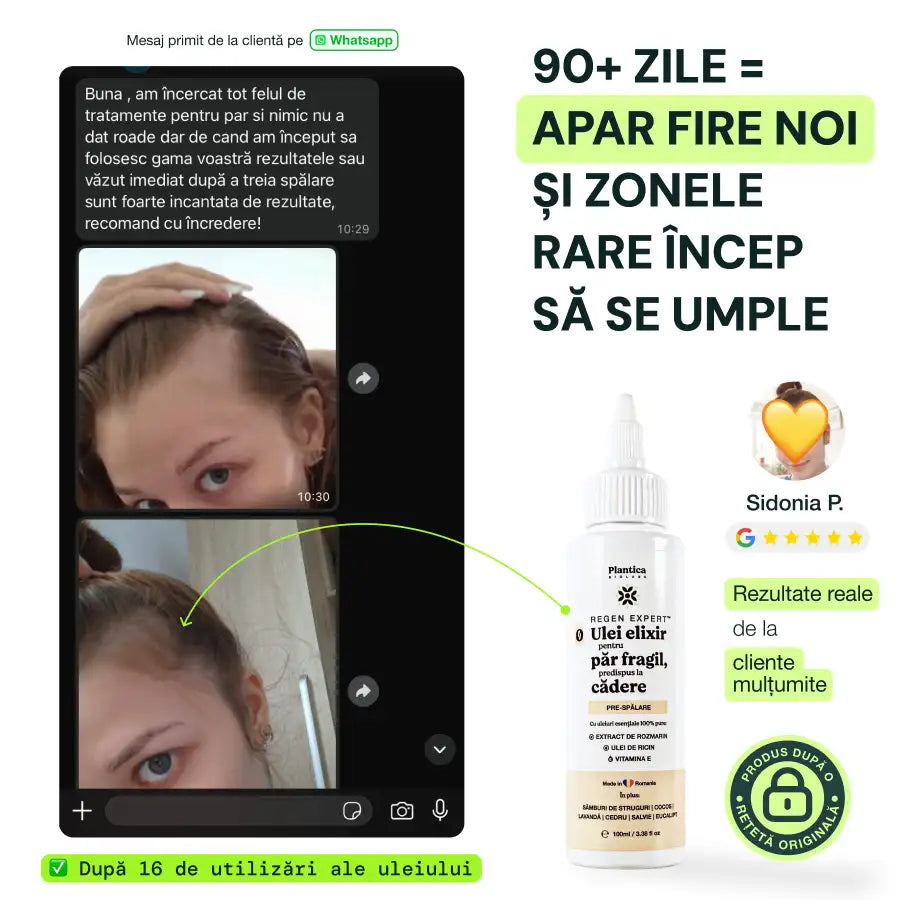 Ulei Elixir Pentru Păr, Stimulează Creșterea și Regenerarea, 100ml